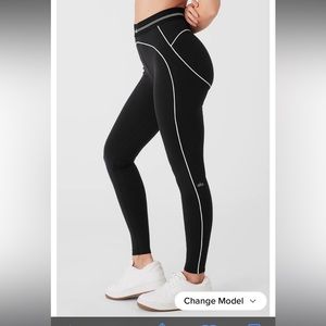 ALO Yoga Airbrush High-Waist Heart Throb Legging-XXS-NWT